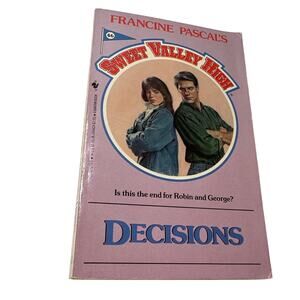 Sweet Valley High 1ST Edition First Print Book #46 Decisions Vintage 1980's